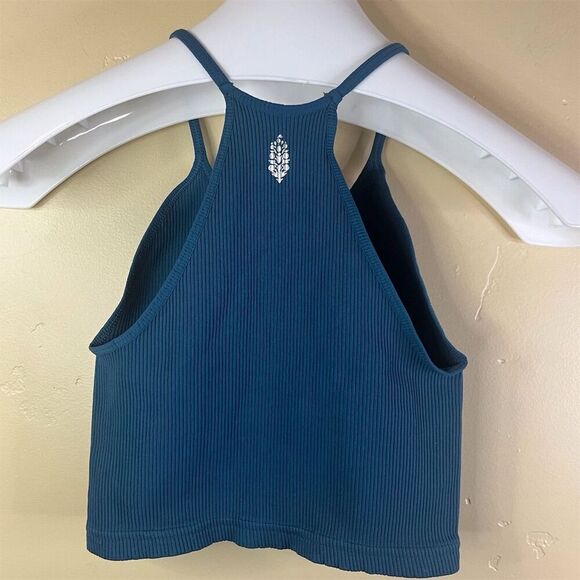 Free People Movement Happiness Runs Women's XS/Small Blue Racerback Tank Active - Picture 5 of 5